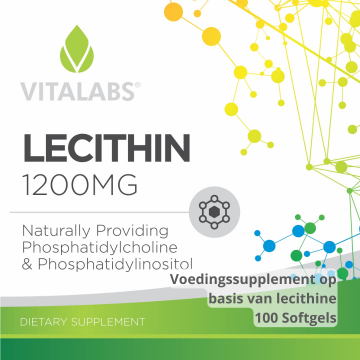 Lecithine 1200 mg 100 Softgels label