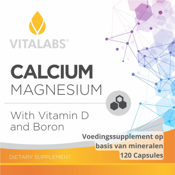 Calcium Magnesium D3 en Borium label