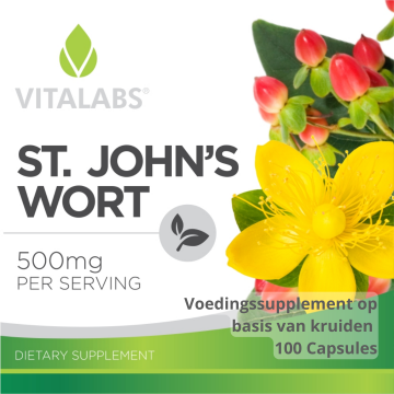 st John's wort hypericine label