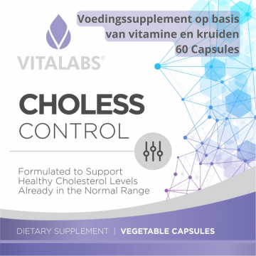 Voedingssupplement op basis van vitamine en kruiden label