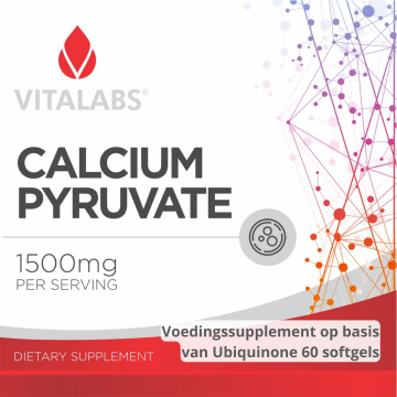 Calcium Pyruvaat 750 mg label