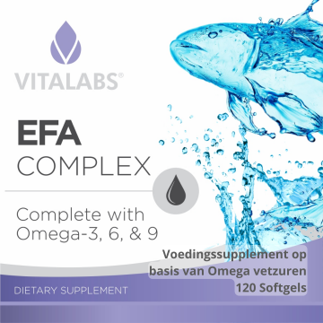 EFA Omega 3 & 6 Complex label
