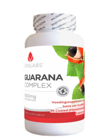 Guarana Extract 1000 mg bottle