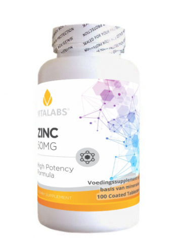 Zink 50 mg Voedingssupplement mineralen