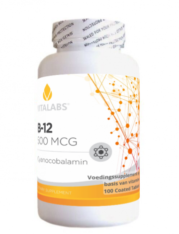 voedingssupplement B-12 bottle